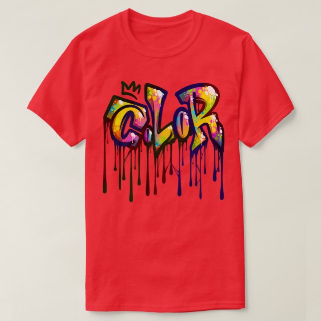 T-shirt Graffiti couleur (Design devant)