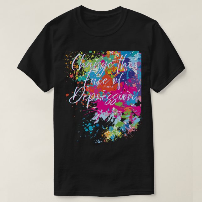 T-shirt Graffiti CTFOD Splash Tee - Unisex noir (Design devant)