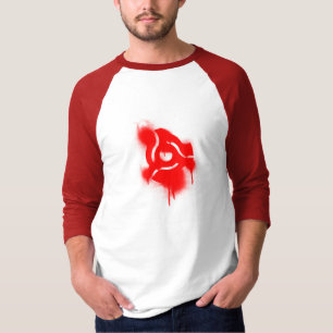 T-shirt Graffiti d'adaptateur du DJ 45 - Tourne-disque de
