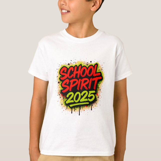 T-shirt Graffiti de 2025 Urban Spirit Tee (Devant)