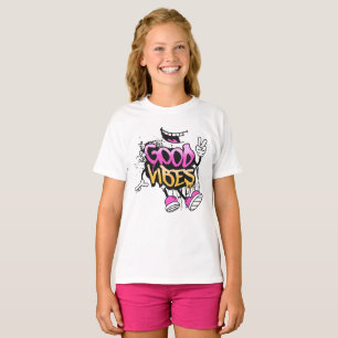 T-shirt Graffiti de bonnes vibrations