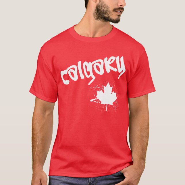 T-shirt Graffiti de Calgary (Devant)