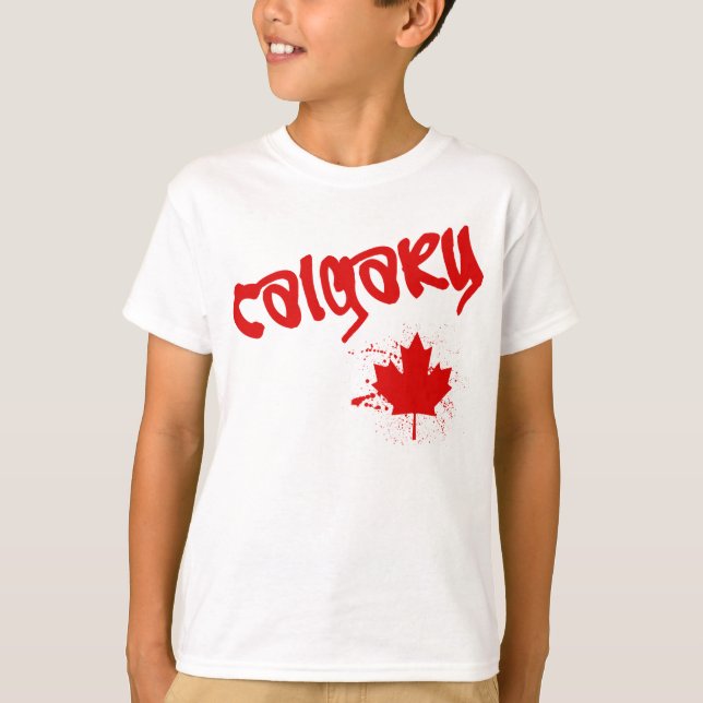 T-shirt Graffiti de Calgary (Devant)