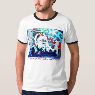 T-shirt Graffiti de Dalai Lama avec la citation par