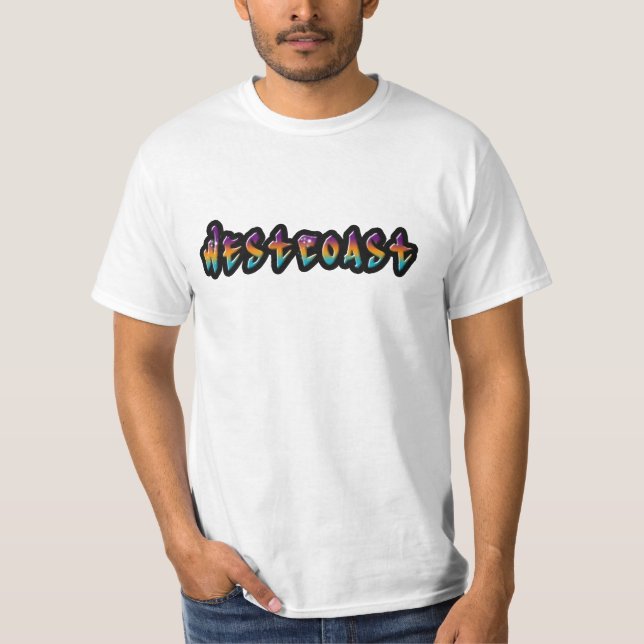 T-shirt Graffiti de la côte ouest (Devant)