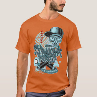 T-SHIRT GRAFFITI DE LA PISCINE DROITE