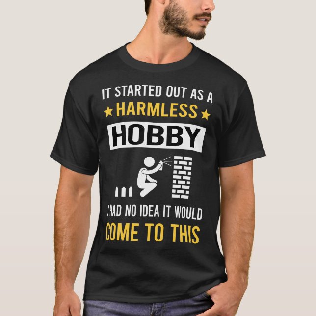 T-shirt Graffiti de loisirs inoffensifs (Devant)