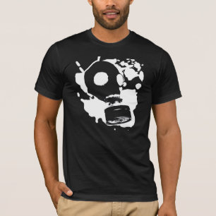 T-shirt Graffiti de masque de gaz