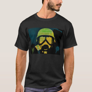 T-shirt Graffiti de masque de gaz