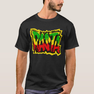 T-shirt Graffiti de reggae de Rasta
