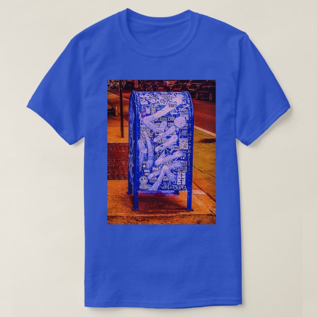 T-shirt Graffiti de rue Fluo NYC (Design devant)