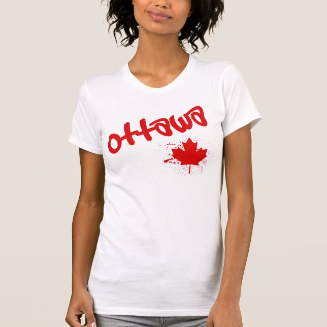 T-shirt Graffiti d'Ottawa (Devant)