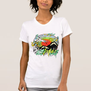 T-shirt Graffiti en vinyle de montagne