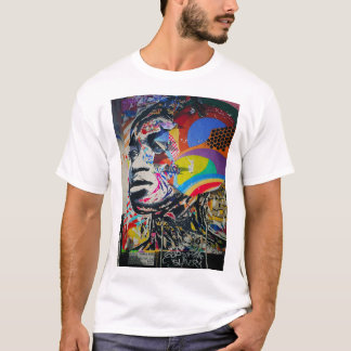 T-shirt Graffiti femme africaine