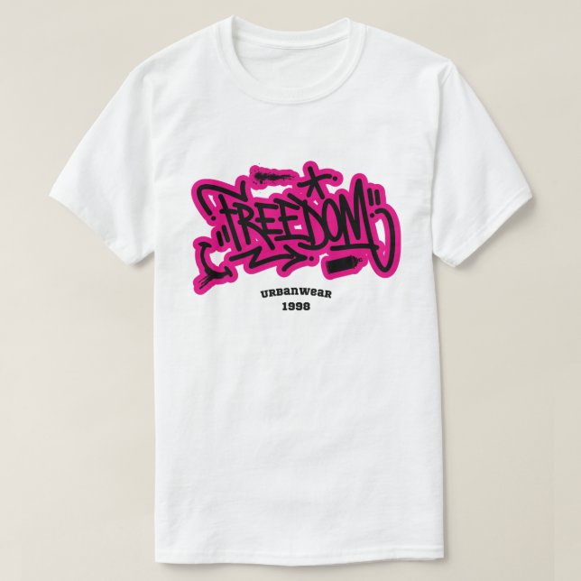 T-shirt Graffiti Freedom (Design devant)