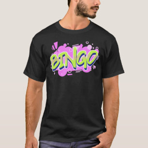 T-shirt Graffiti Fun Bingo Bingo Game Nuit