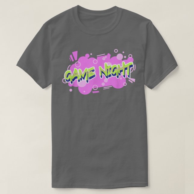T-shirt Graffiti Fun Game Nuit (Design devant)