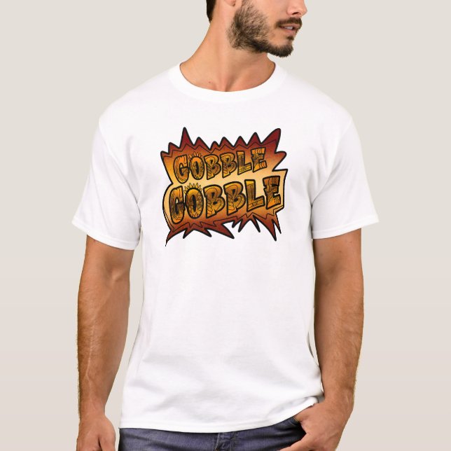 T-shirt Graffiti Gobble Gobble (Devant)