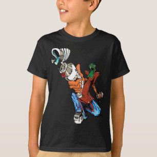 T-shirt Graffiti Hip hop de style caché