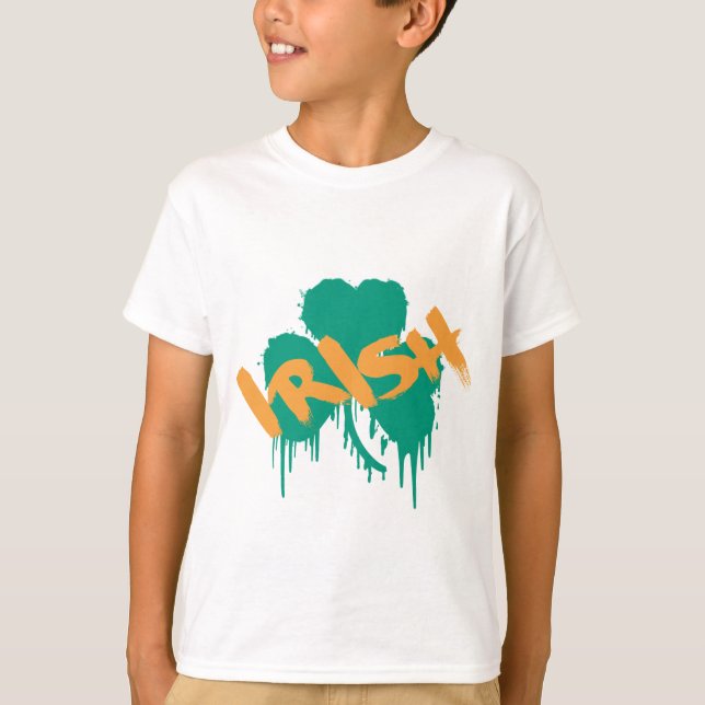 T-shirt Graffiti Irlandais (Devant)