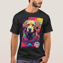 T-shirt Graffiti Labrador Retrivers