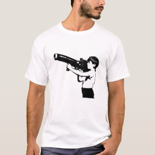 T-shirt Graffiti lanceur de fusées teinté de mi-mi-mi