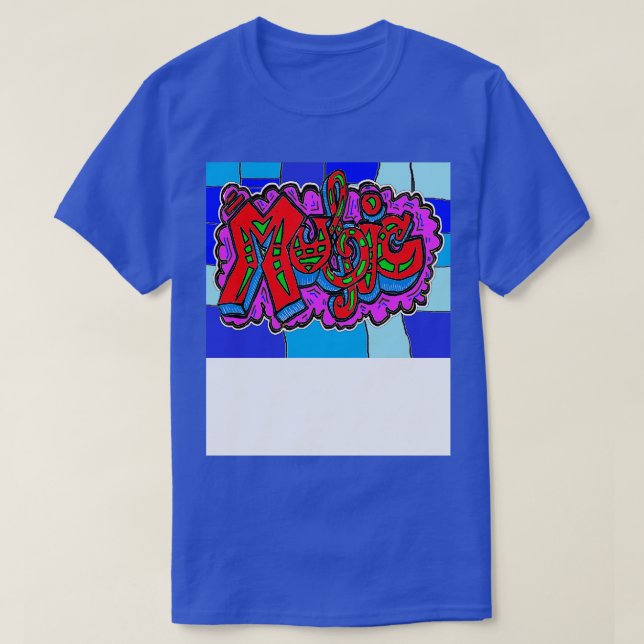 T-shirt Graffiti Music pop (Design devant)