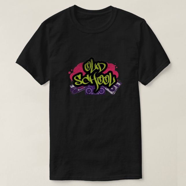 T-shirt Graffiti Old School (Design devant)