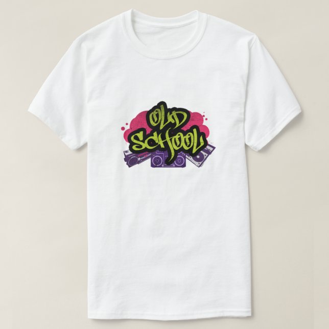 T-shirt Graffiti Old School (Design devant)