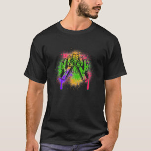 T-shirt Graffiti Peinture Palette colorée