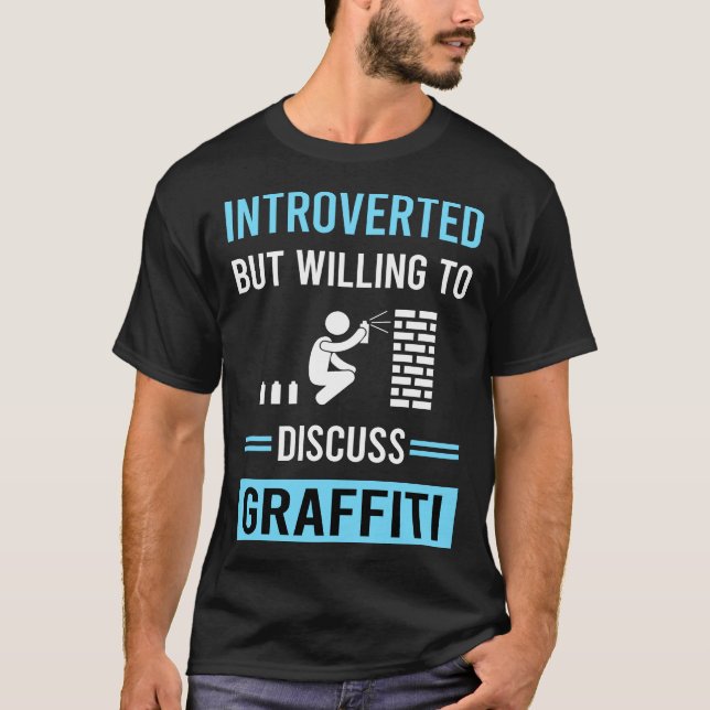T-shirt Graffiti présenté (Devant)