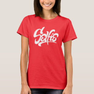 T-shirt Graffiti Selfie Street Art Lettres T-
