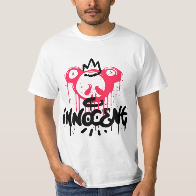 T-shirt Graffiti Skull Street Art Urban Style (Devant)