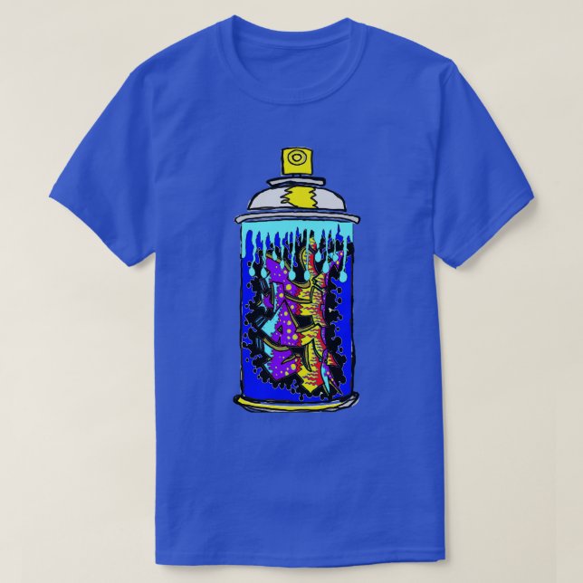 T-shirt Graffiti Spray Can Art Spray peinture par LowEndGr (Design devant)