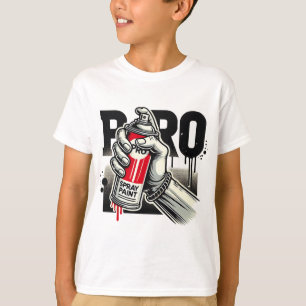 T-shirt Graffiti Spray Peinture Street Art Design urbain