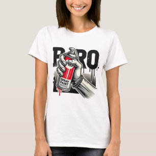 T-shirt Graffiti Spray Peinture Street Art Design urbain