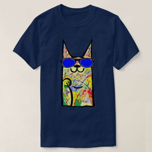 T-shirt graffiti tatouage métro CAT (Design devant)