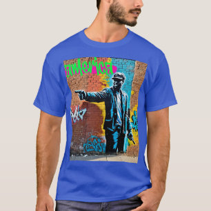 T-shirt Graffiti urbain Street Art Wall Design Tee