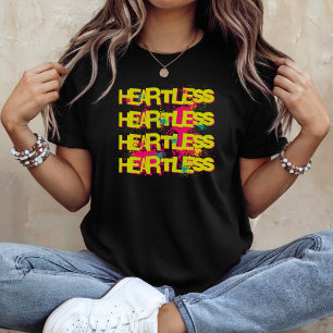 T-shirt Graffiti Urbaine Grunge Sans Cœur