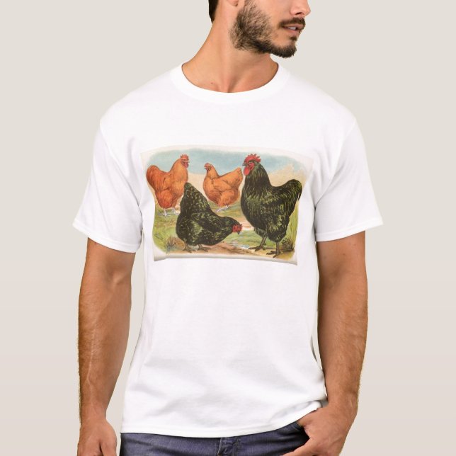 T-shirt Graham - Orpington Chickens (Devant)
