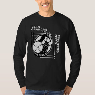 T-shirt Grahame Clan Devise Gaélique Swordsman