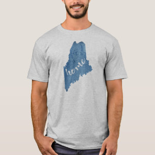 T-shirt Grain de bois de la maison de l'État du Maine