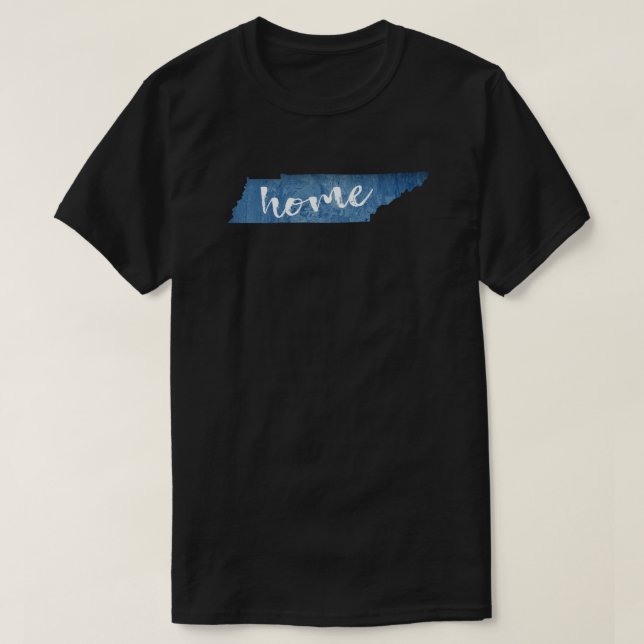 T-shirt Grain de bois de la maison du Tennessee (Design devant)