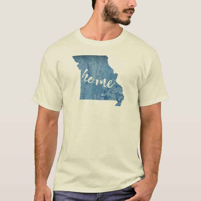 T-shirt Grain de bois du Missouri (Devant)
