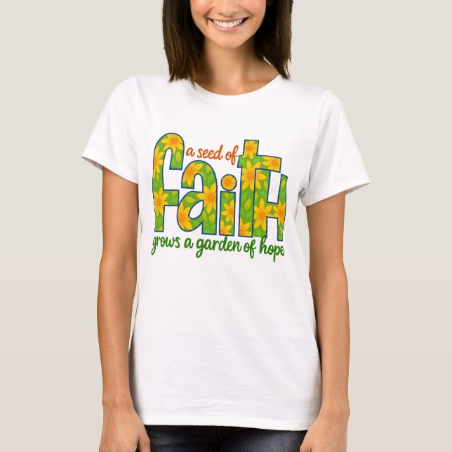 T-SHIRT GRAIN DE FOI (Devant)
