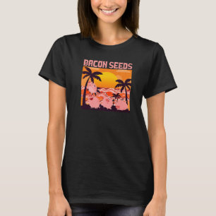 T-shirt Graines de Bacon Rétro, Garçons Filles Agriculteur