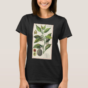 T-shirt Graines de fruit de noix de muscade vintage, herbe