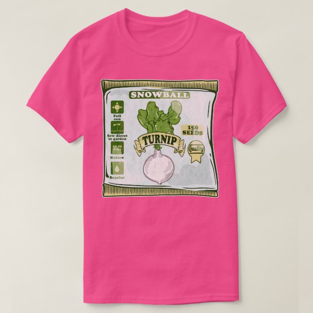 T-shirt Graines de navet (Design devant)