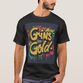 T-shirt Grains pour or