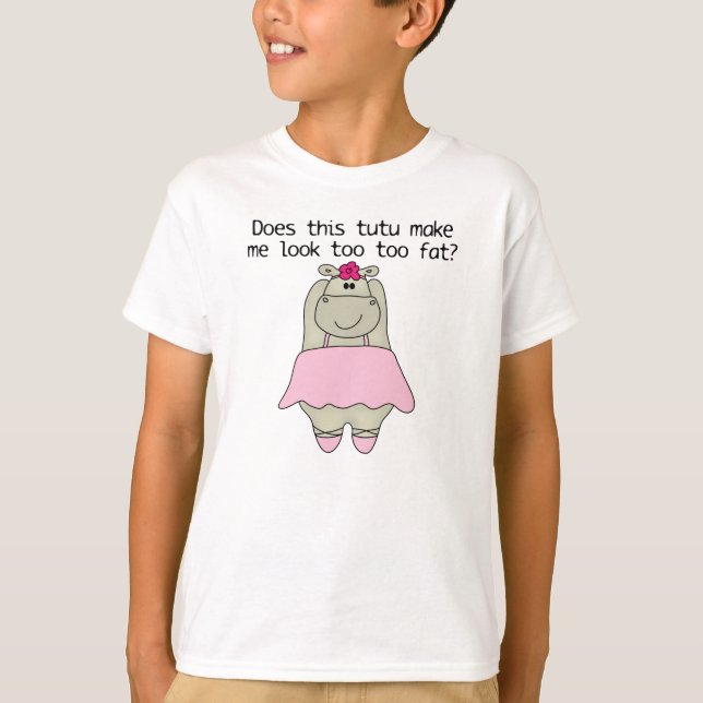 T-shirt Graisse du TU TU d'hippopotame (Devant)